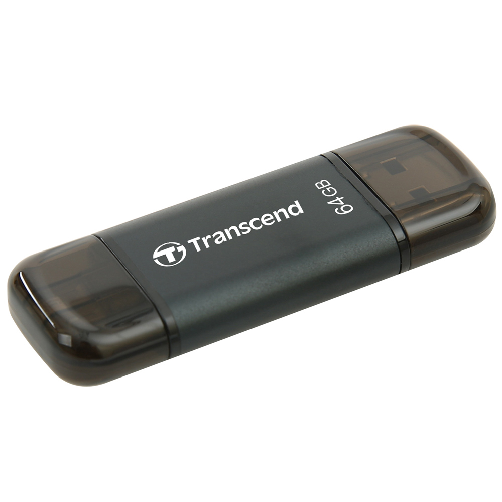 UTGÅTT
Transcend USB-minne med Lightning 64GB - Svart