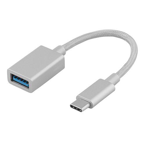 Deltaco
DELTACO PRIME USB 3.1 Gen1 adapter, USB Typ C ha - USB Typ A ho, silver