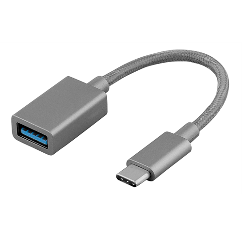 Deltaco
DELTACO PRIME USB 3.1 Gen1 adapter, USB Typ C ha - USB Typ A ho, grå