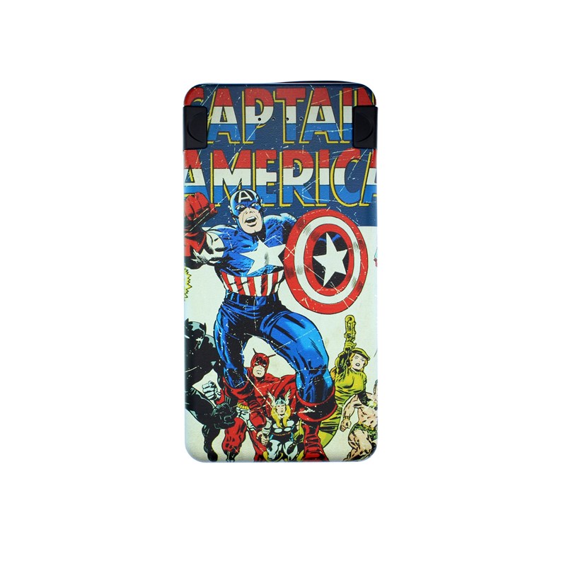 UTGÅTT
MARVEL Powerbank 6000mAh Captain America