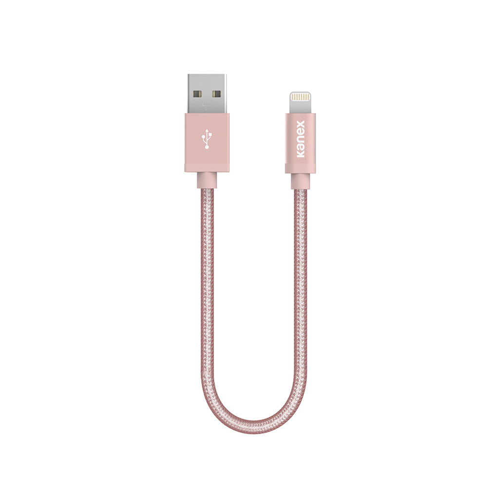 UTGÅTT
Kanex DuraBraid Lightning-kabel 15cm - Rose Gold