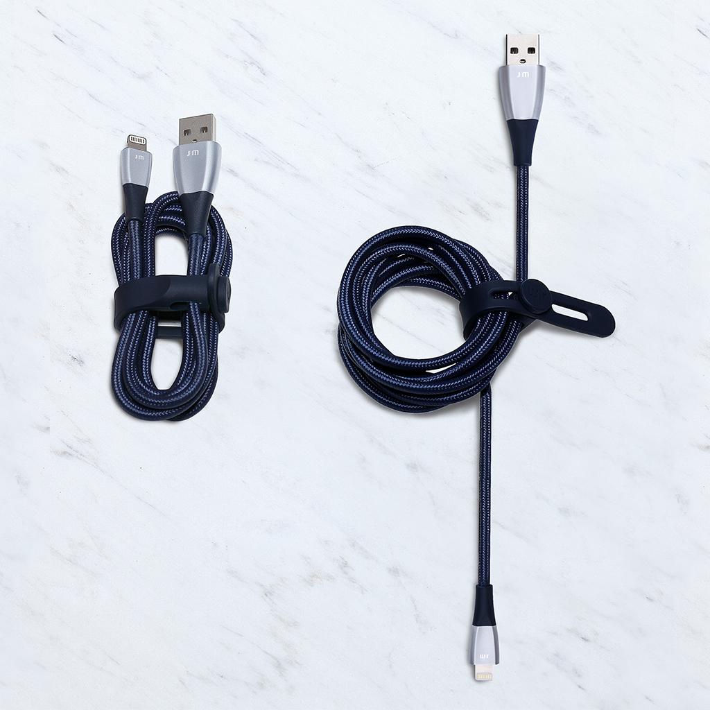 Just Mobile
Just Mobile ZinCable - Lightning-kabel 1,5 m - Svart/Silver