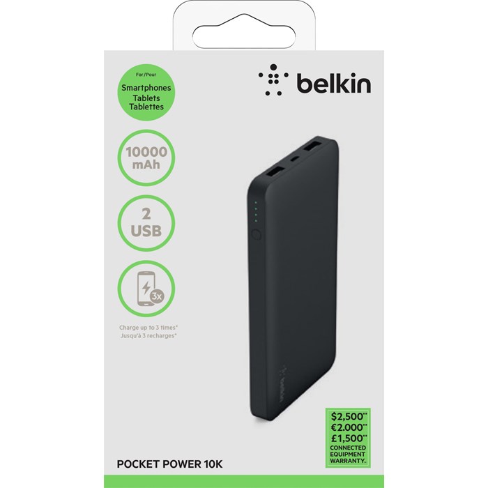 Belkin
Belkin Power Pack 10000mAh - Svart