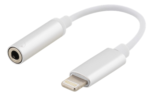 Epzi
Epzi Lightning till 3,5 mm adapter, aluminium skal, silver