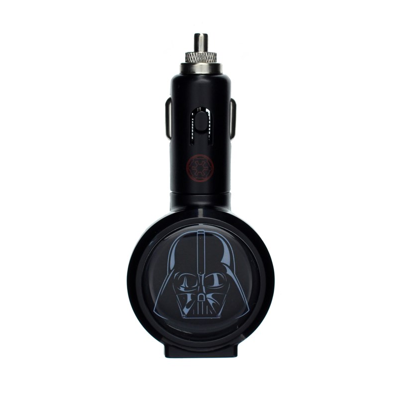 UTGÅTT
STAR WARS Laddare 12-24V 2xUSB 2,1A LED Vader
