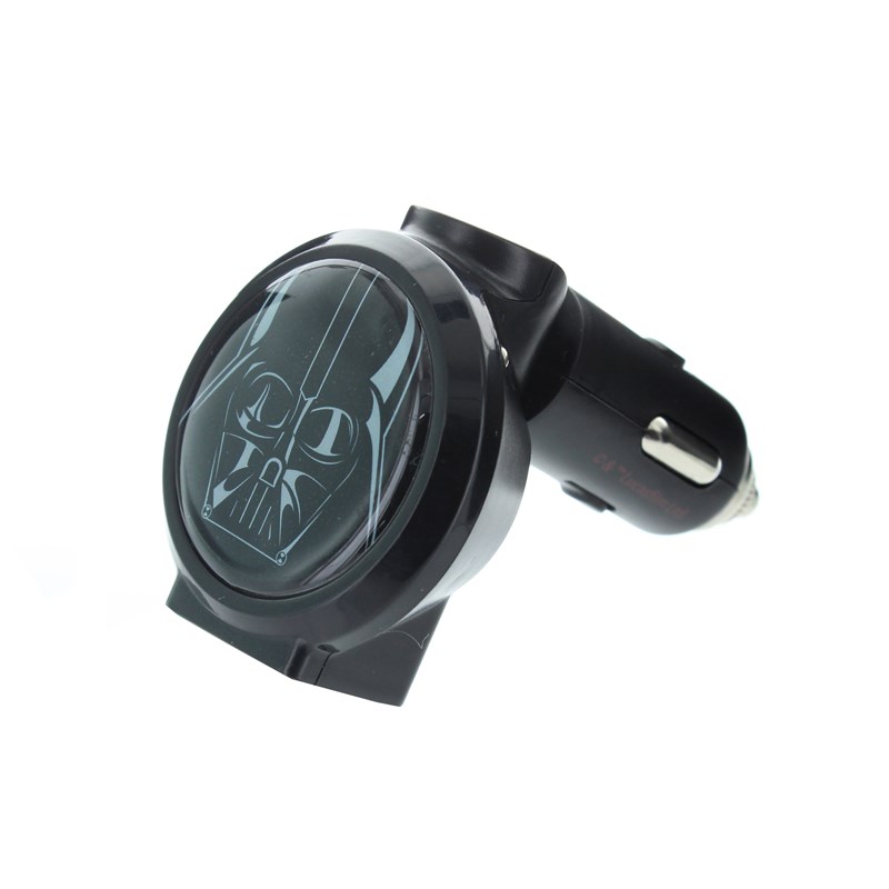 UTGÅTT
STAR WARS Laddare 12-24V 2xUSB 2,1A LED Vader