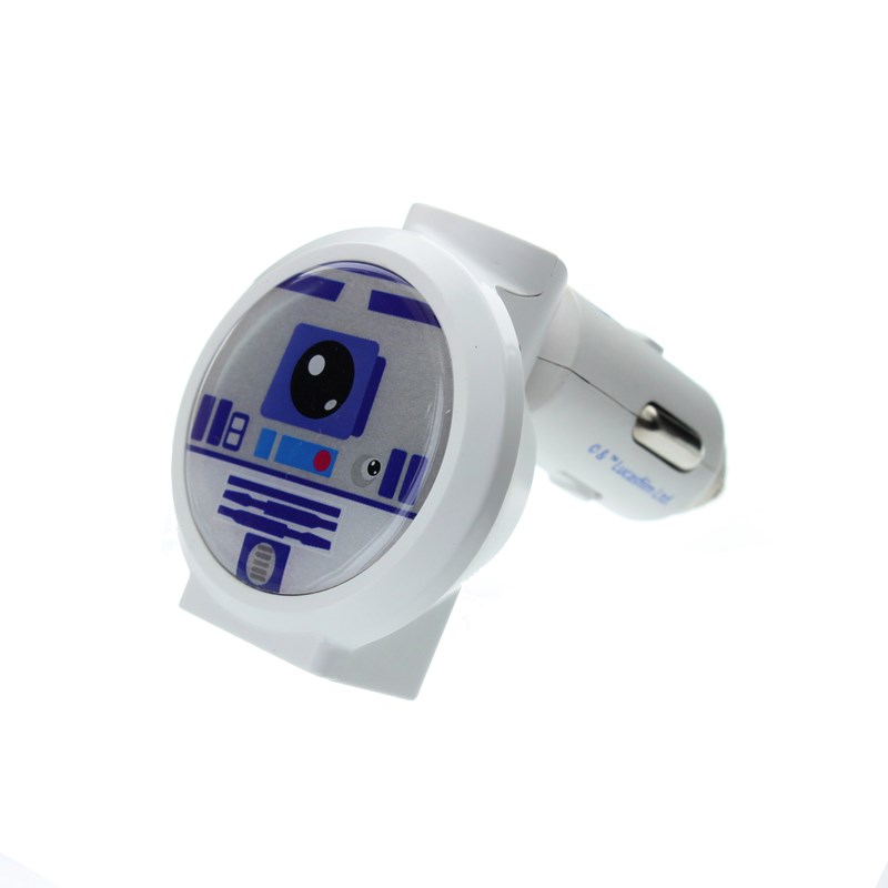 UTGÅTT
STAR WARS Laddare 12-24V 2xUSB 2,1A LED R2D2
