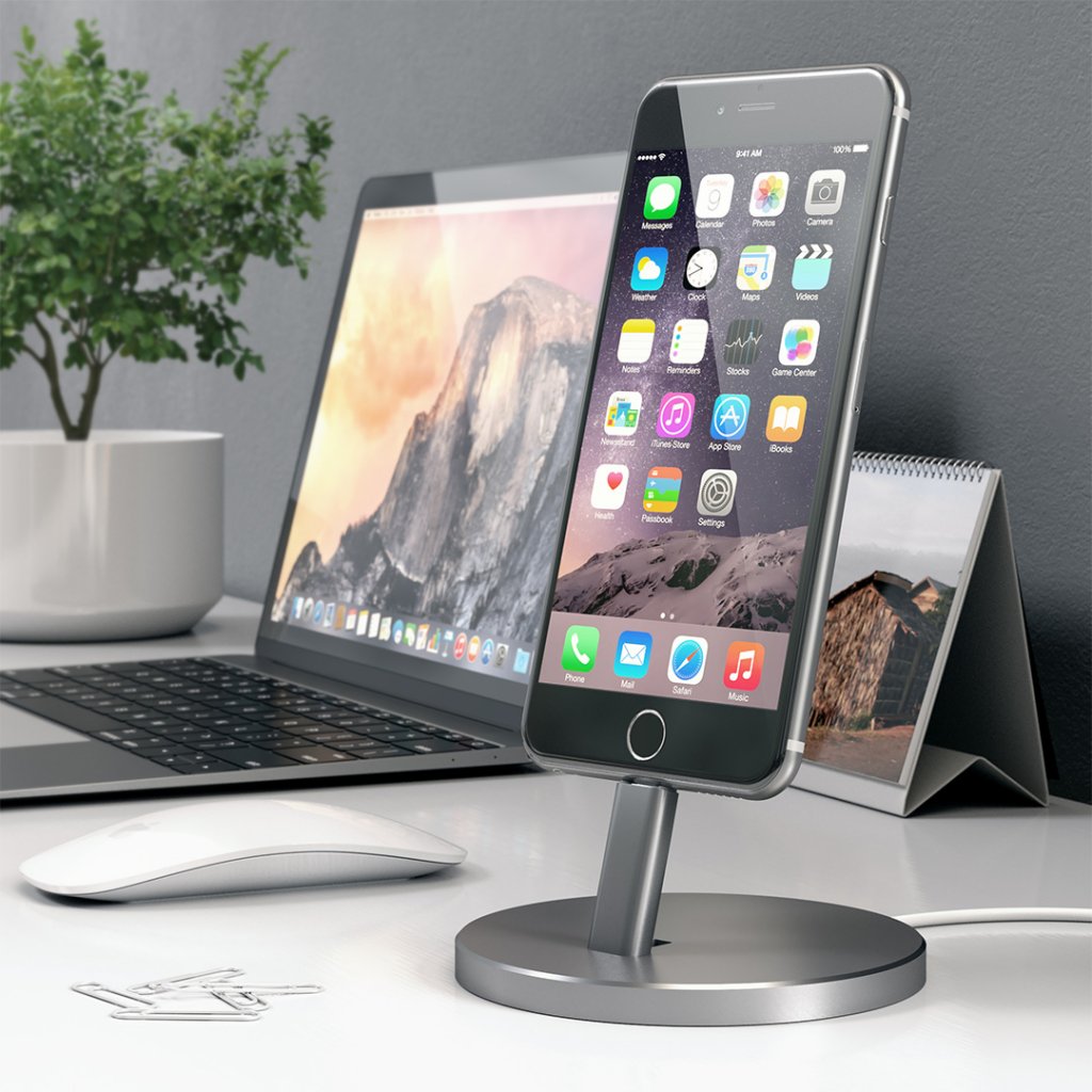 Satechi
Satechi Aluminum Mobile Lightning Dock - Rymdgrå