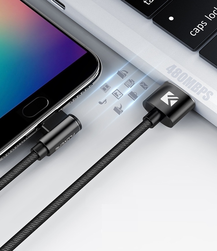 Floveme
Floveme USB-synk/laddarkabel Type-C, 1m - Röd