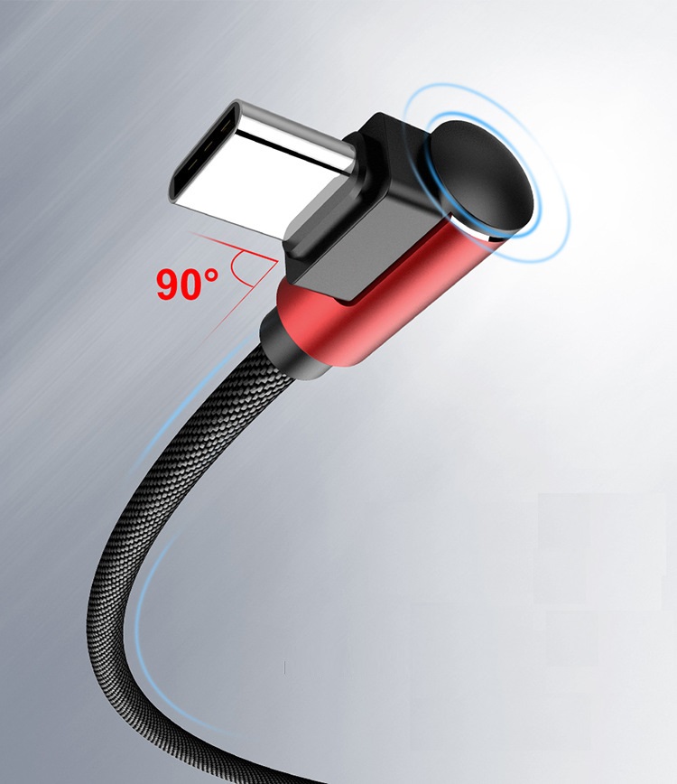 UTGÅTT - Floveme USB-synk/laddarkabel Lightning, 1m - Röd