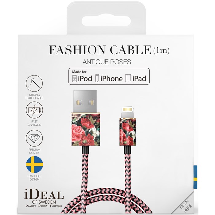 iDeal of Sweden
iDeal of Sweden Fashion Cable Lightning 1M - Antique Roses
