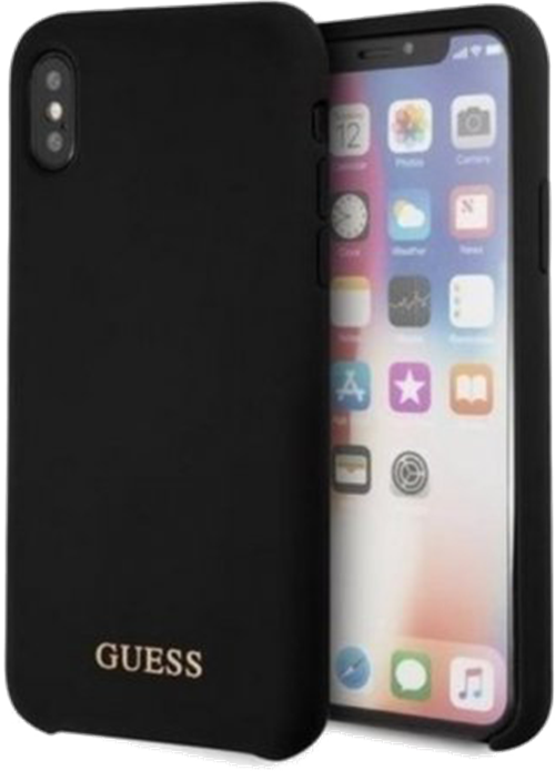 Guess
GUESS GOLD LOGO Silikonfodral för iPhone X/XS - Svart