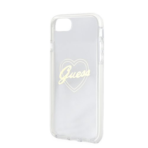 Guess
GUESS Gold logo heart skal för iPhone 8, svart