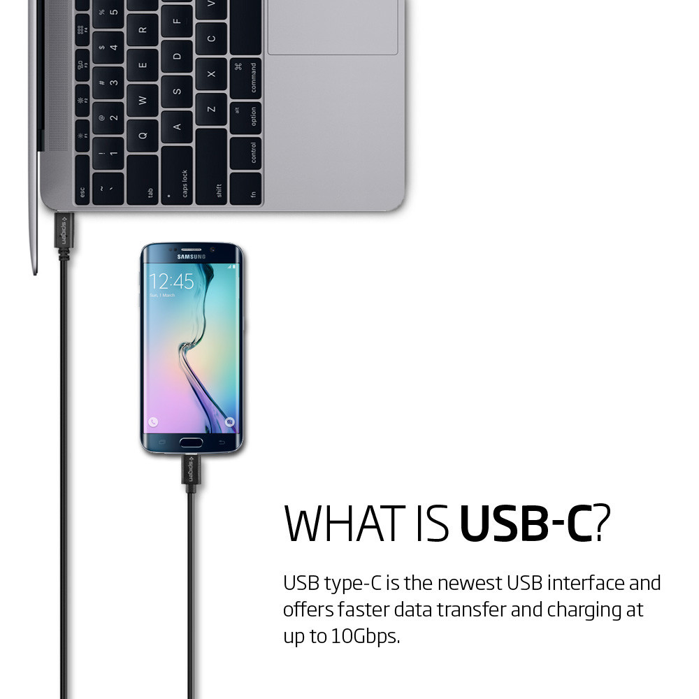 Spigen
Spigen USB-C Connector till Micro USB - Svart