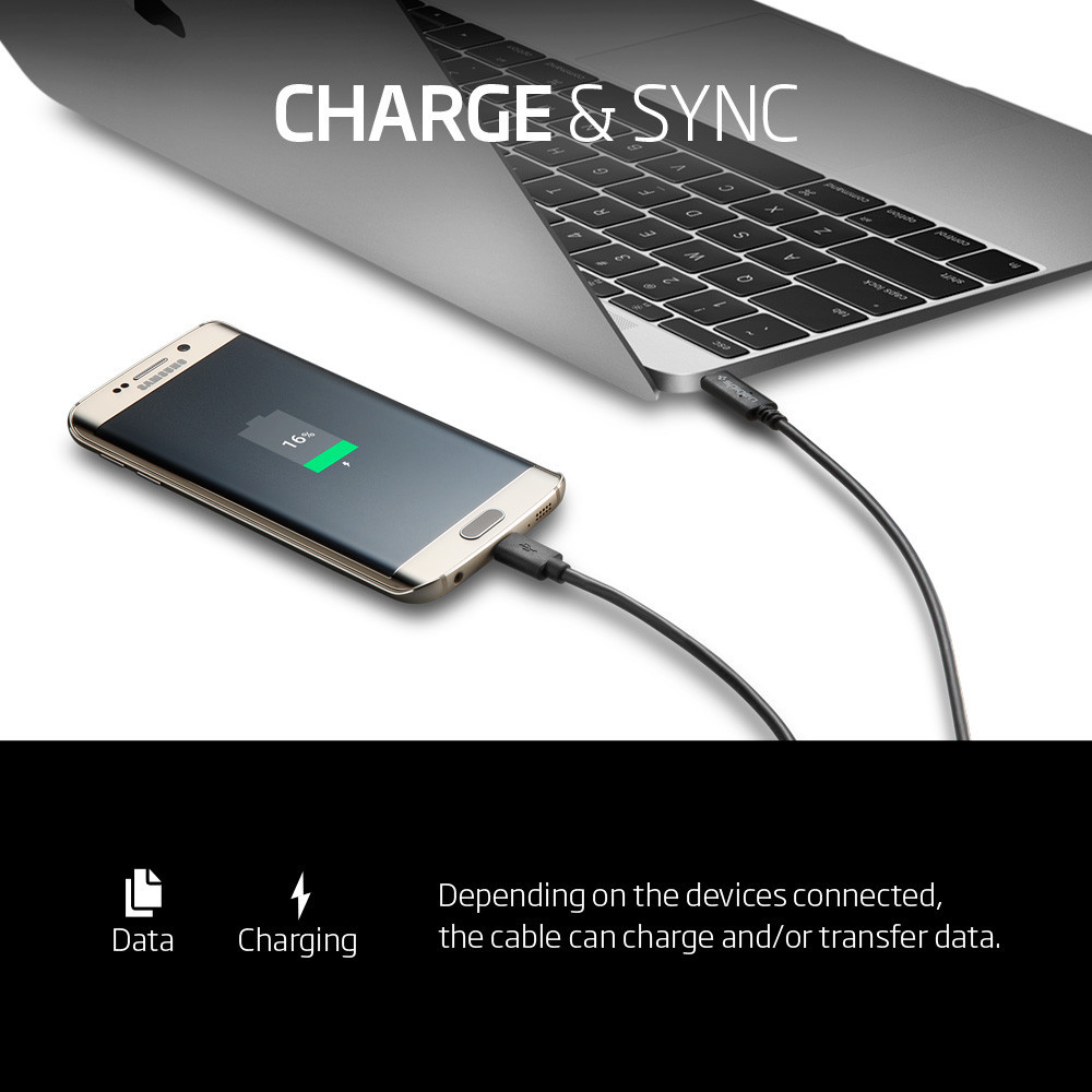 Spigen
Spigen USB-C Connector till Micro USB - Svart