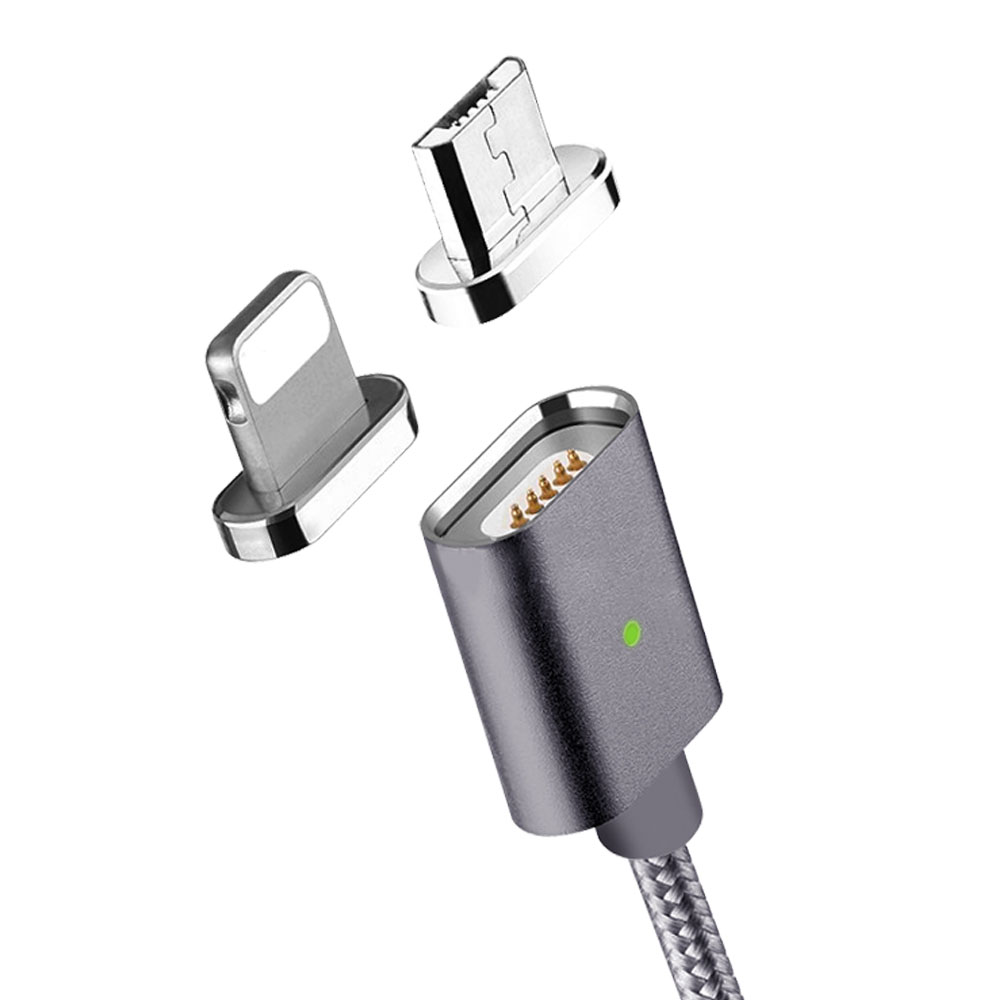 UTGÅTT
MOC Magnetic Cable Micro-USB + Lightning - Space grey
