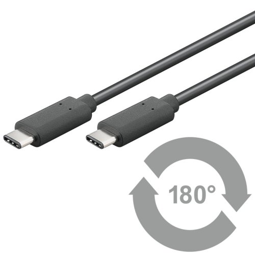 Qnect
Qnect USB 3.1 Superspeed+ C plug to USB 3.1 type C, 0,5m