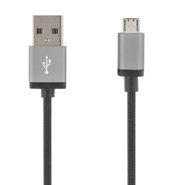 UTGÅTT
DELTACO PRIME USB-synk-/laddarkabel, USB Micro, 1m, svart
