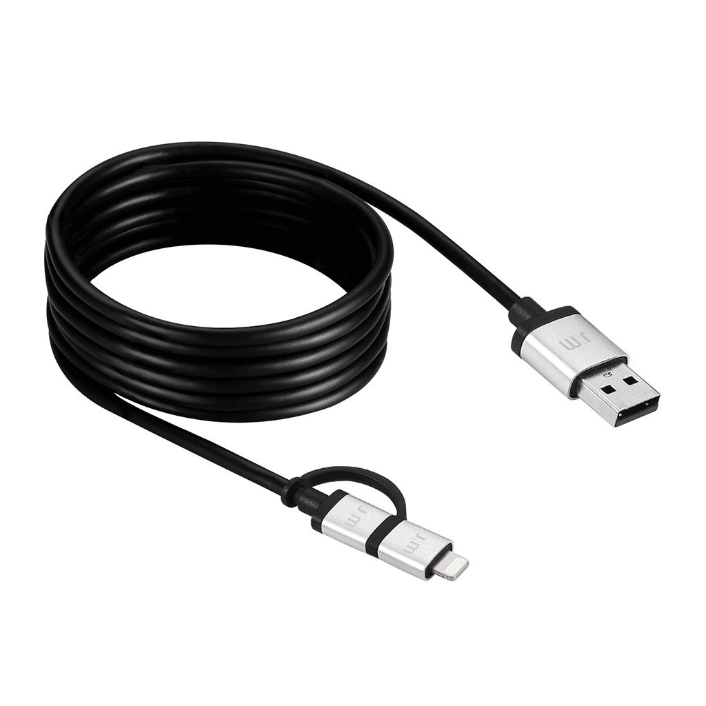UTGÅTT
Just Mobile AluCable Duo 1,5 meter