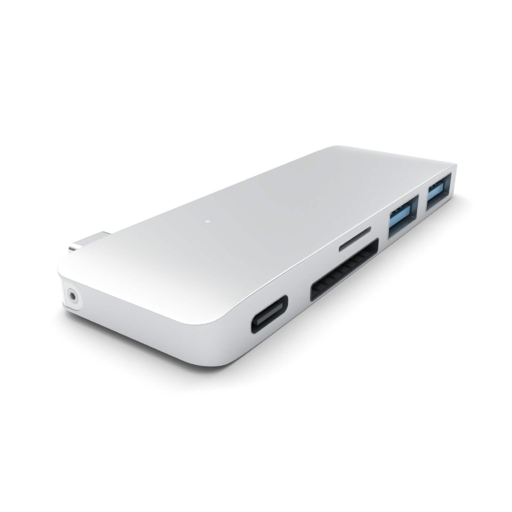 Satechi
Satechi Type-C Pass Through USB Hub 3-i-1 hub - Silver