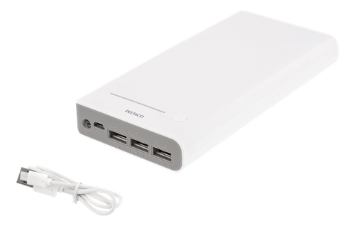 Deltaco
DELTACO Power bank, 20000mAh, 5V 3A, 3xUSB