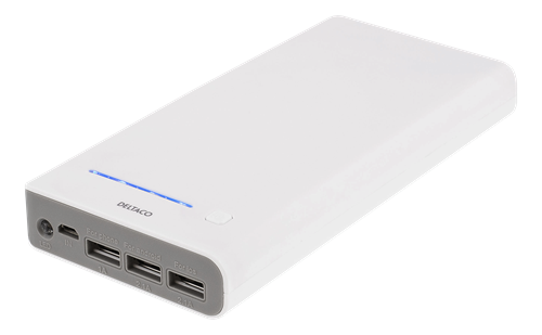 Deltaco
DELTACO Power bank, 20000mAh, 5V 3A, 3xUSB