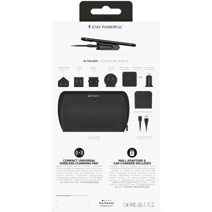 Mophie
Mophie Charge Stream Global Travel Kit