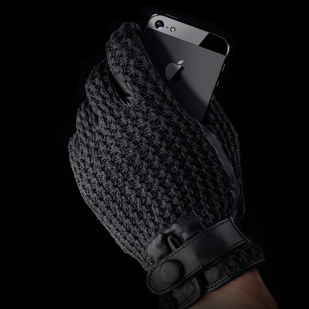 Mujjo
Mujjo Leather Crochet Touchscreen Gloves - Svart