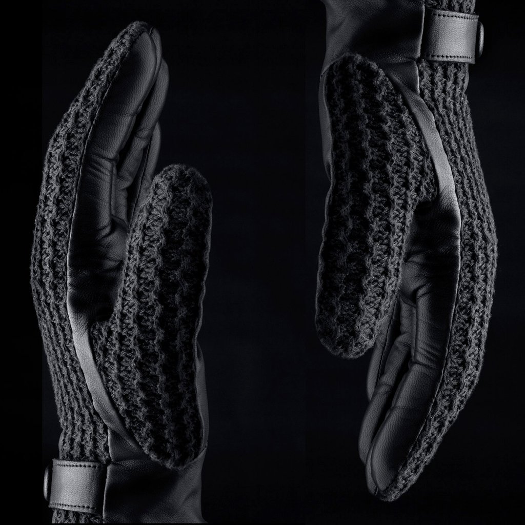 Mujjo
Mujjo Leather Crochet Touchscreen Gloves - Svart