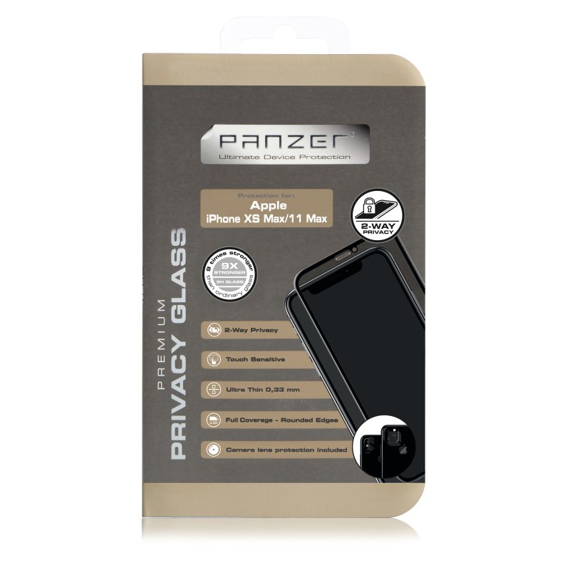 Panzer
Panzer Full-Fit Privacy Glass 2-way till iPhone XS Max/11 Pro Max