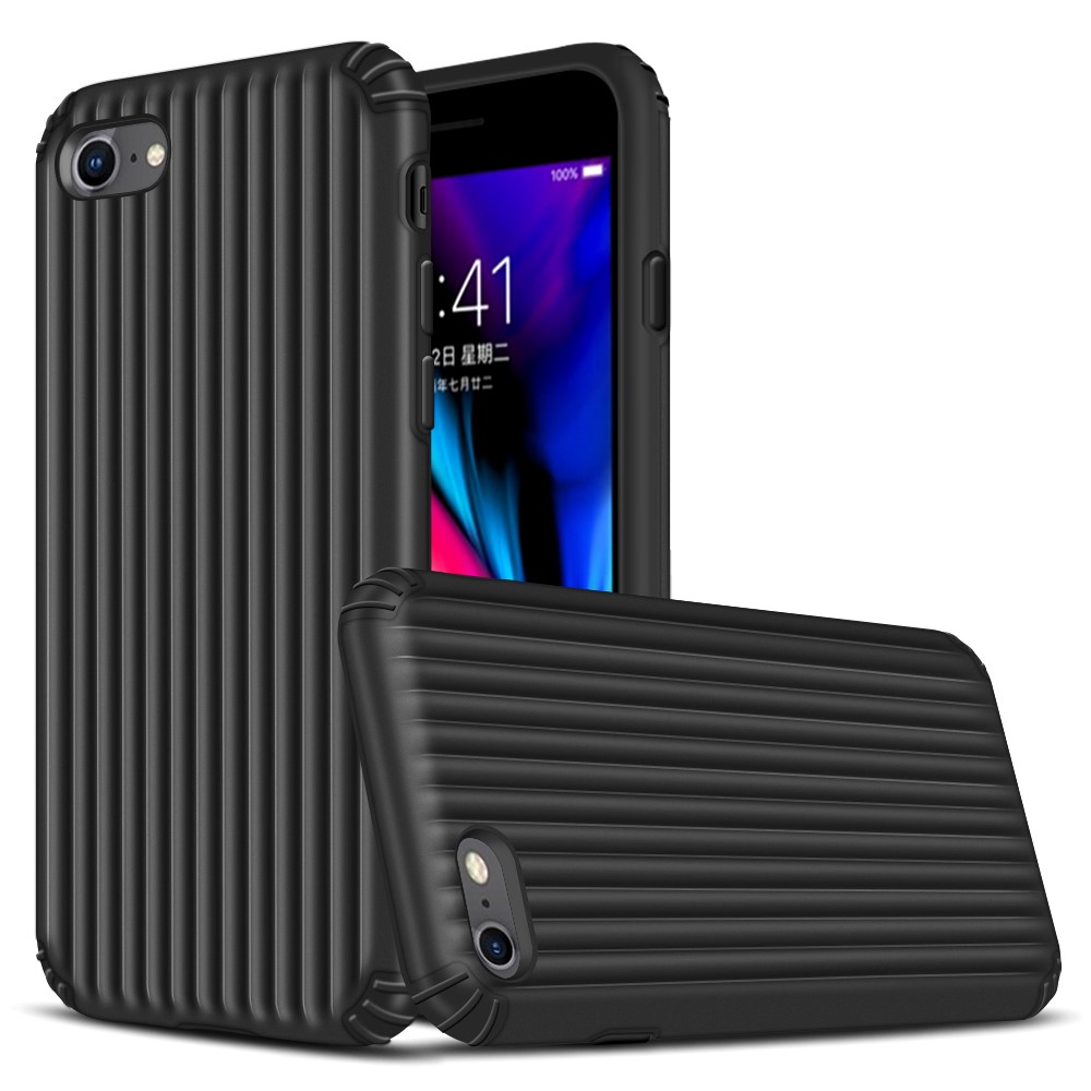 UTGÅTT - Hybrid Armor Skal till Apple iPhone 6/7/8/SE 2020 - Svart