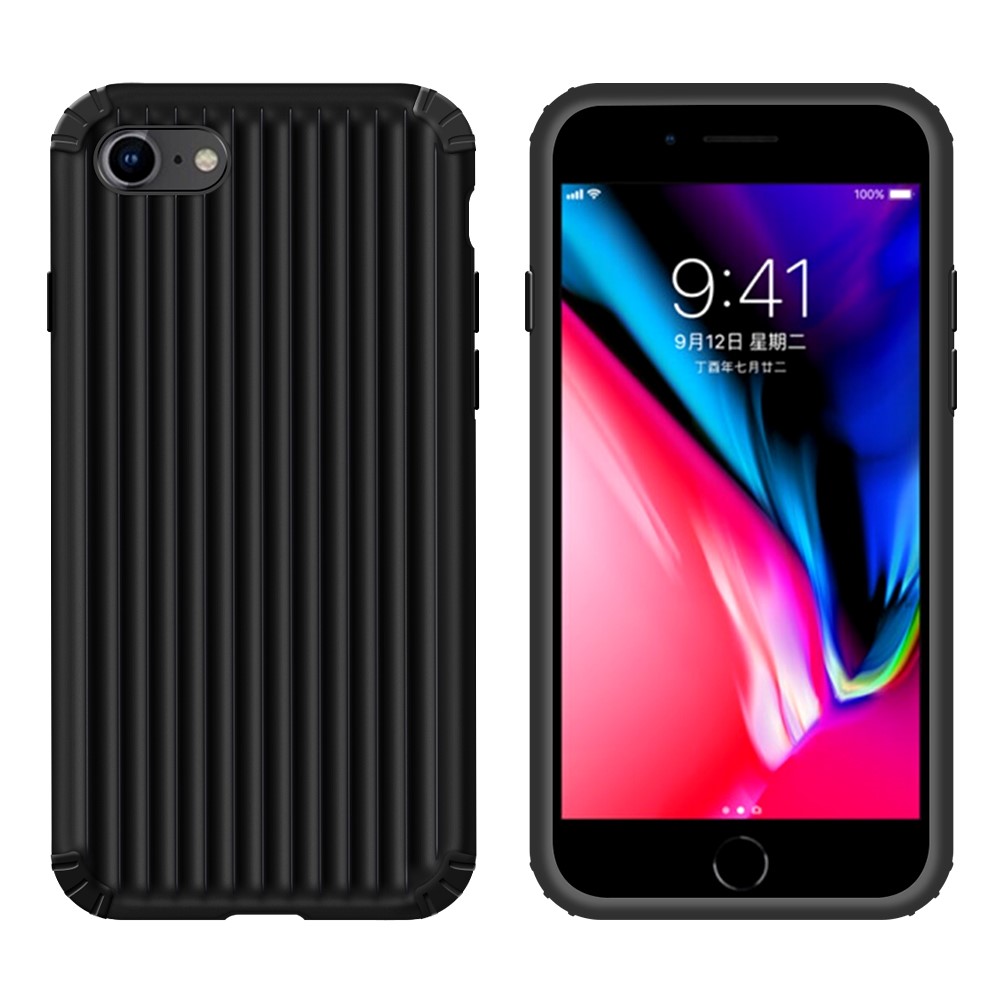 UTGÅTT - Hybrid Armor Skal till Apple iPhone 6/7/8/SE 2020 - Svart