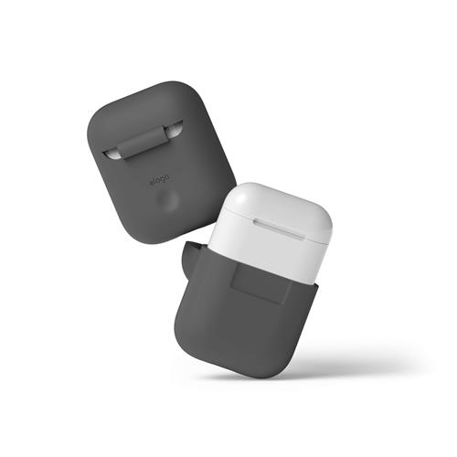 Elago
ELAGO Skyddsväska för Airpod Silikon - Mörkgrå