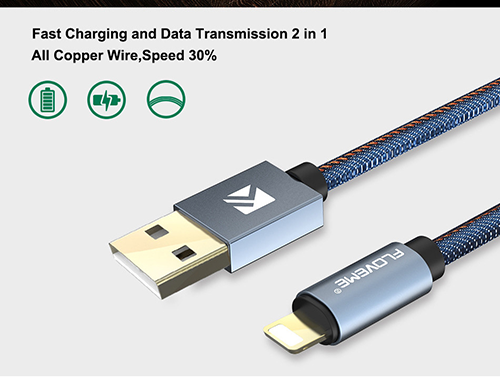 Floveme
Floveme Jeans USB Lightning Kabel - 1M