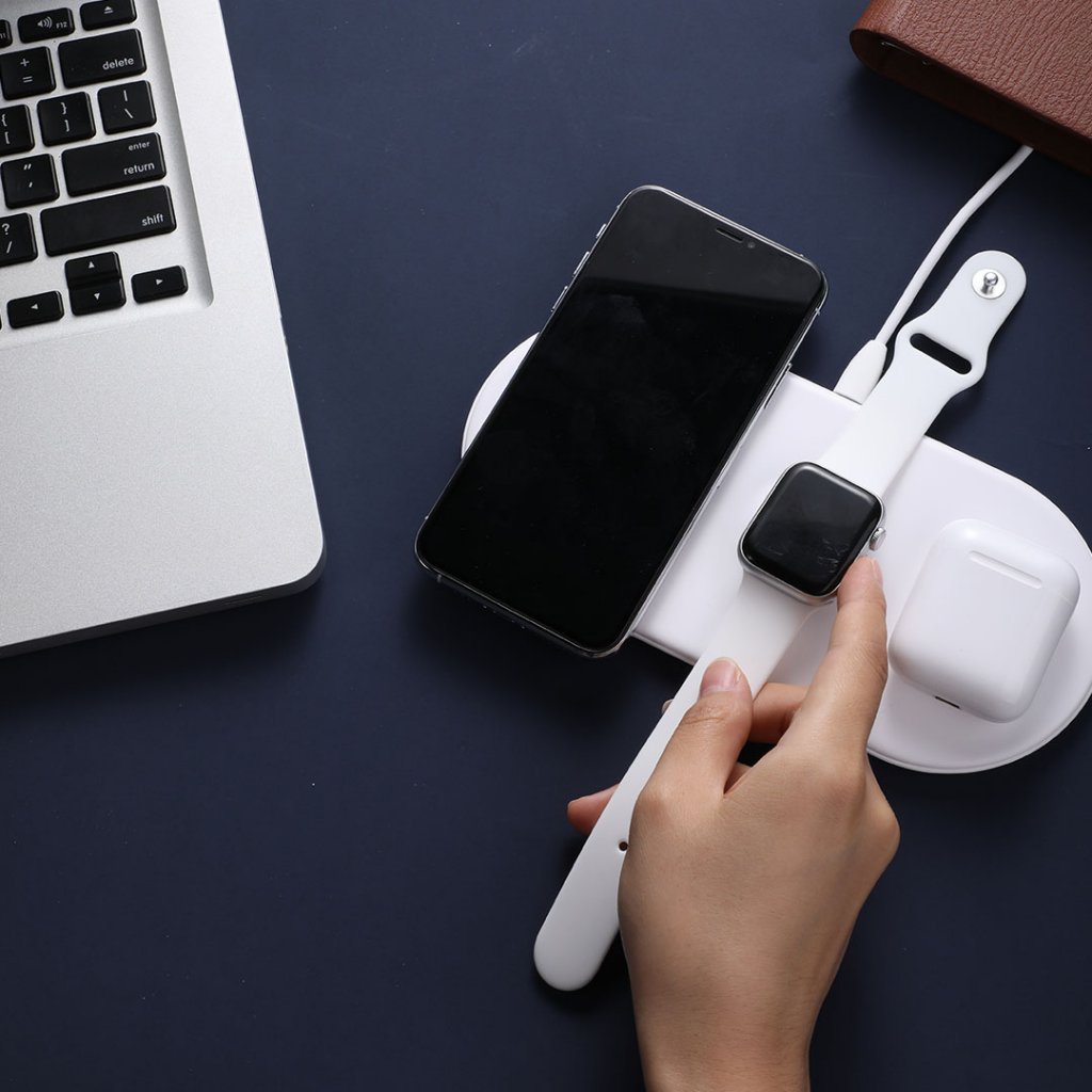 UTGÅTT
Baseus Smart 3 i 1 Trådlös Laddare för Apple Watch, telefon och AirPods