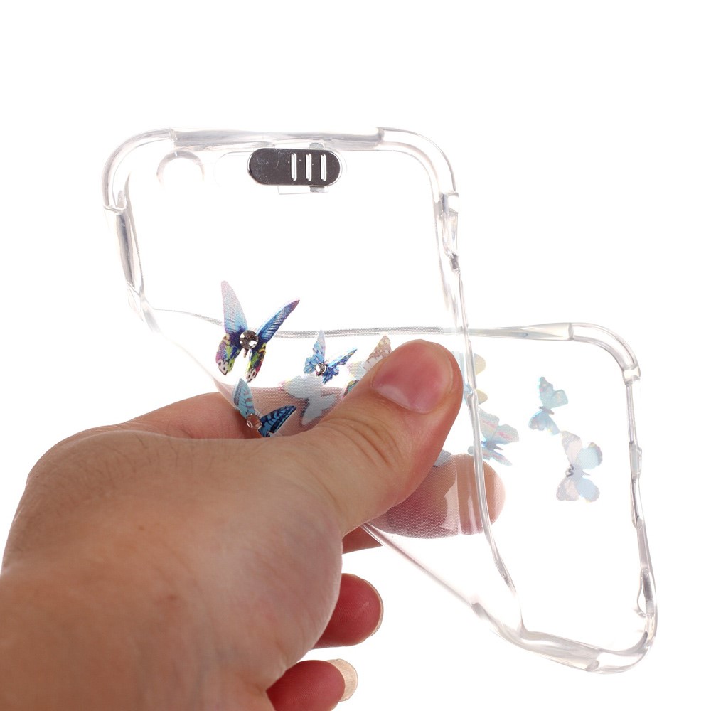 OEM
Blinkande Flexiskal till Apple iPhone 6 / 6S - Blå Fjärilar