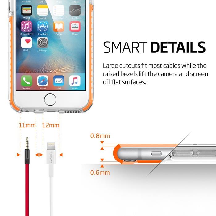 Spigen
Spigen Ultra hybrid Tech Skal till Apple iPhone 6(S) Plus - Orange
