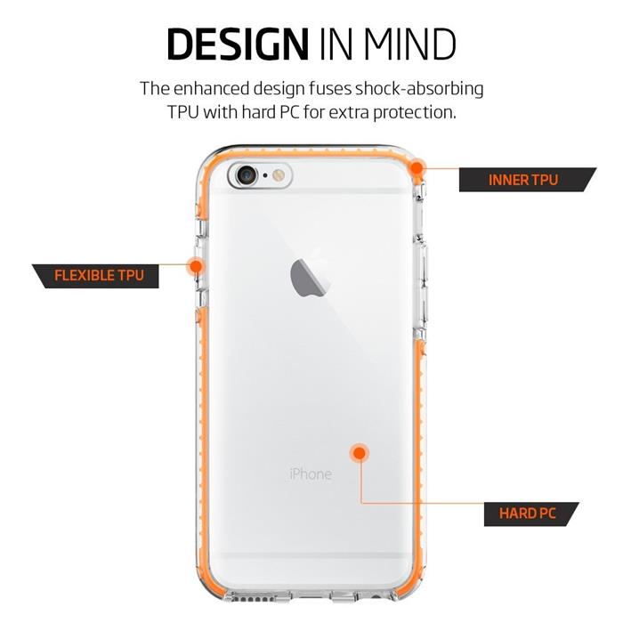 Spigen
Spigen Ultra hybrid Tech Skal till Apple iPhone 6(S) Plus - Orange