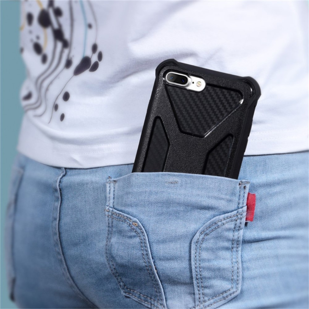 A-One Brand
2-in-1 mobilskal med bältesfodral till iPhone 8 Plus / 7 Plus - Svart