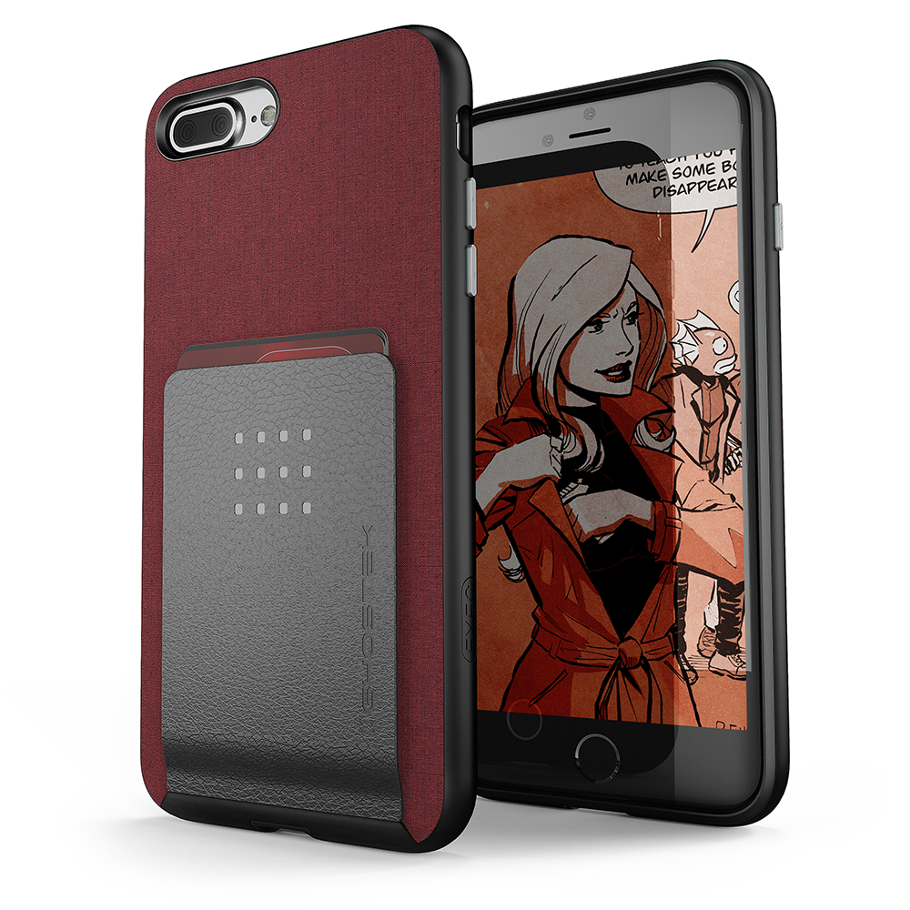 Ghostek
Ghostek Exec 2 Skal till iPhone 8 Plus / 7 Plus - Röd