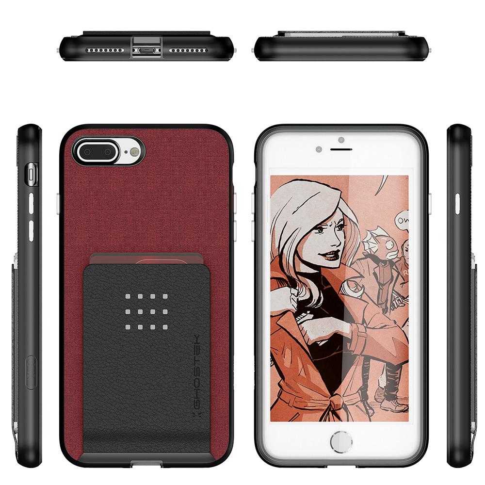 Ghostek
Ghostek Exec 2 Skal till iPhone 8 Plus / 7 Plus - Röd