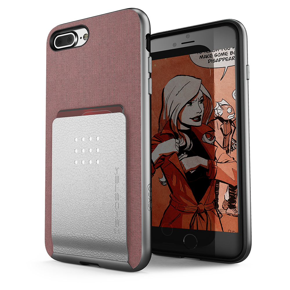 Ghostek
Ghostek Exec 2 Skal till iPhone 8 Plus / 7 Plus - Rosa