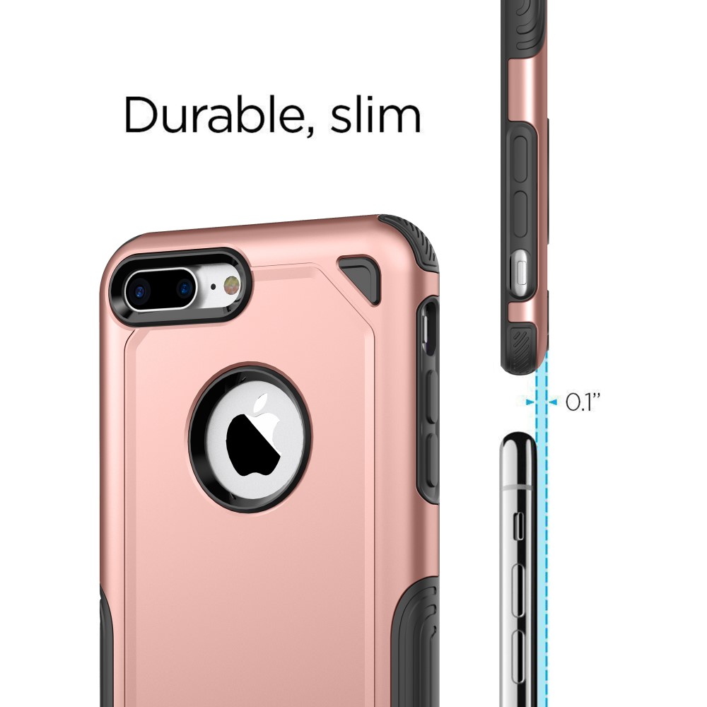 A-One Brand
Rugged Armor Skal till iPhone 8 Plus / 7 Plus - Rose Gold