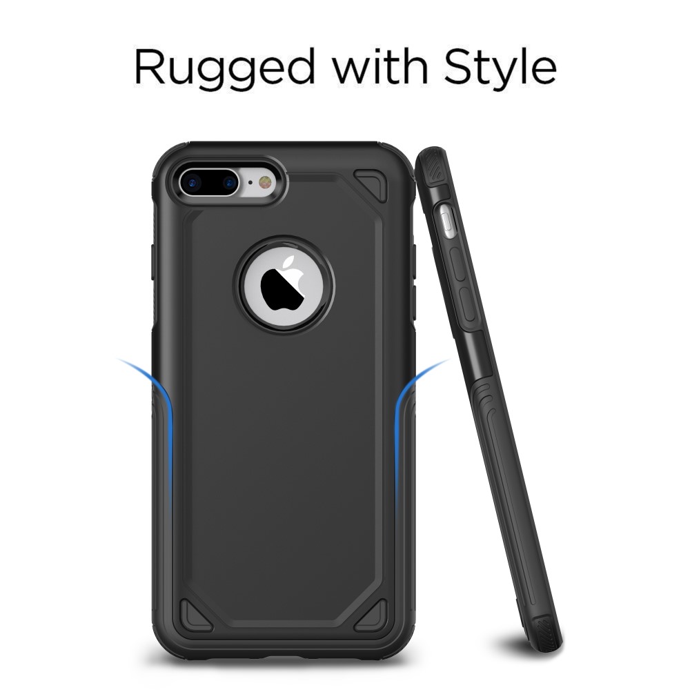 A-One Brand
Rugged Armor Skal till iPhone 8 Plus / 7 Plus - Svart