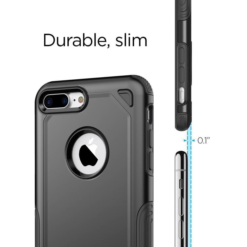 A-One Brand
Rugged Armor Skal till iPhone 8 Plus / 7 Plus - Svart