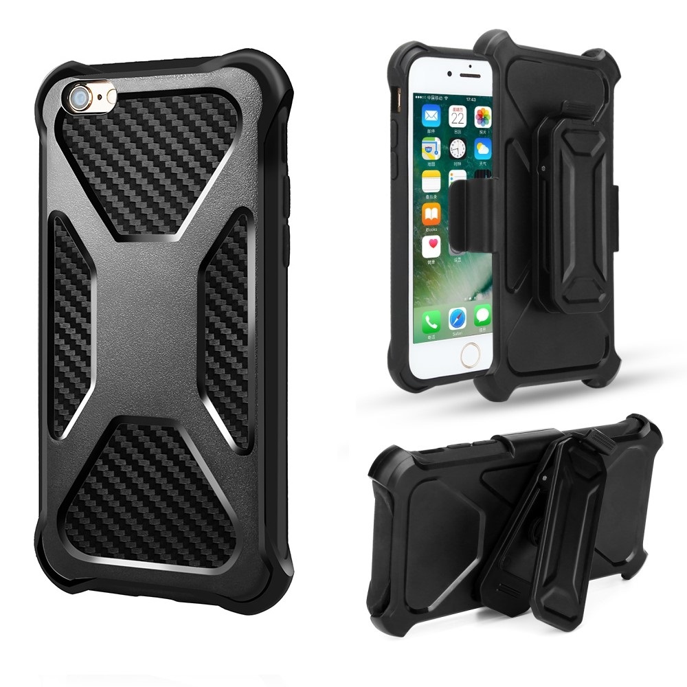 A-One Brand
2-in-1 mobilskal med bältesfodral till iPhone 7/8/SE 2020 - Svart
