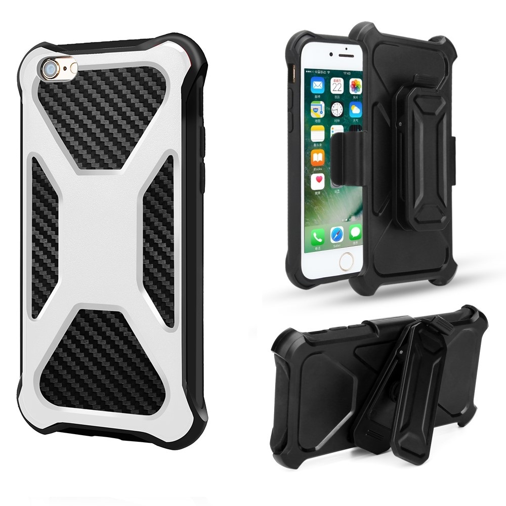 A-One Brand
2-in-1 mobilskal med bältesfodral till iPhone 7/8/SE 2020 - Vit
