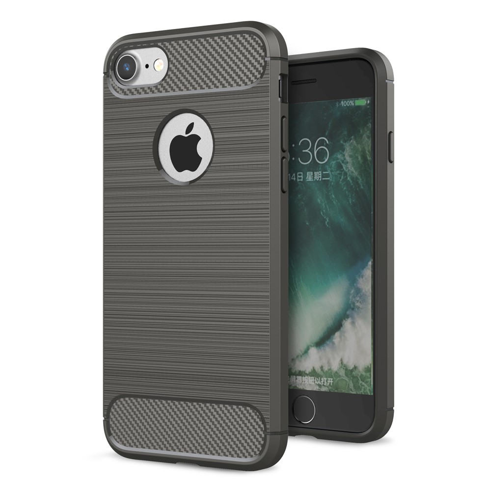 OEM
Carbon Fiber Brushed Mobilskal iPhone 8/7 - Grå