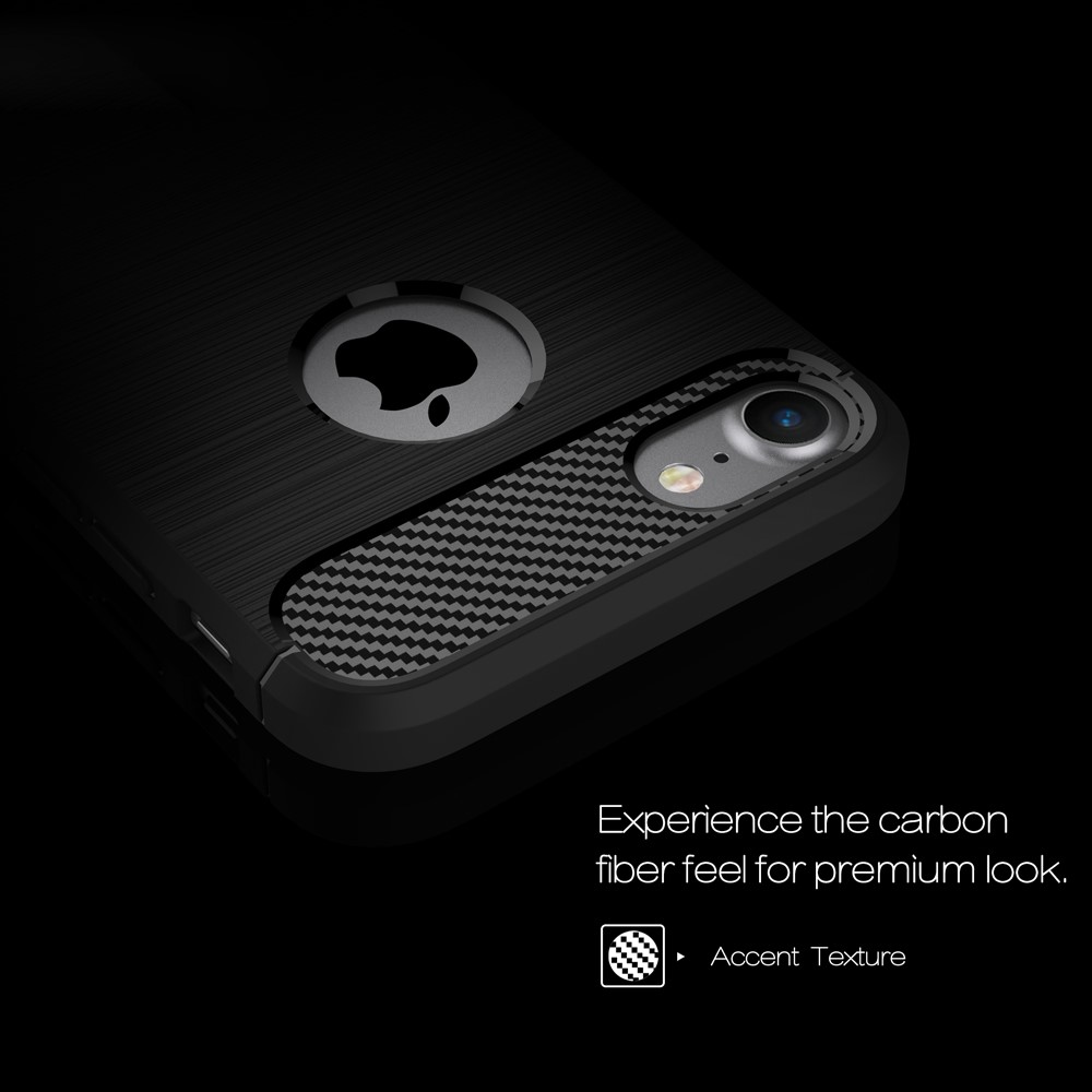 OEM
Carbon Fiber Brushed Mobilskal iPhone 8/7 - Grå
