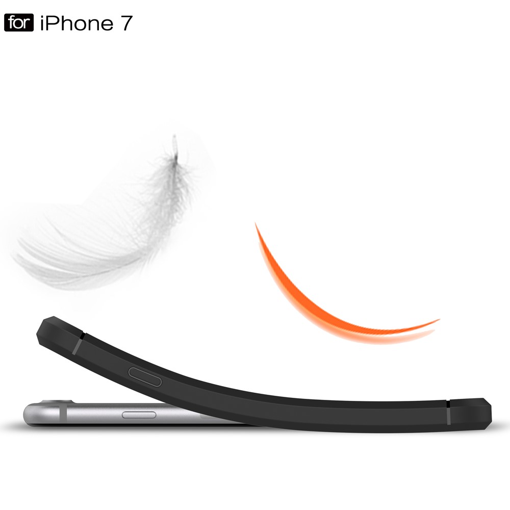 OEM
Carbon Fiber Brushed Mobilskal iPhone 8/7 - Grå